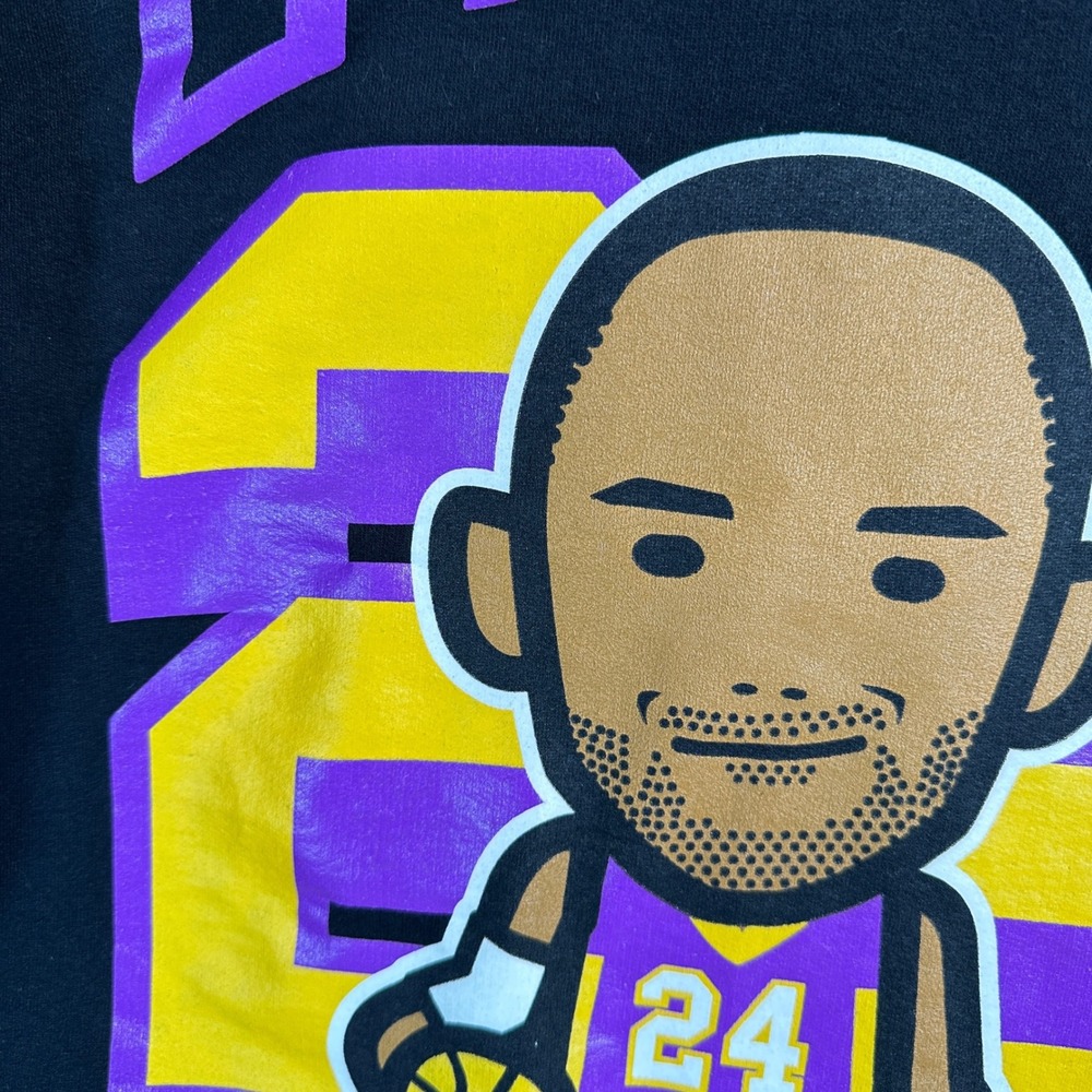 Kobe Bryant Hoodie Pullover S Cotton Black Graphic Legends Never Die 24 - Picture 12 of 12